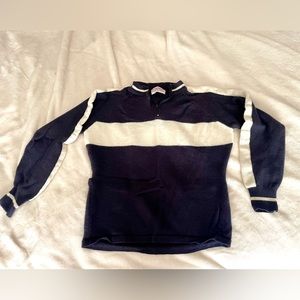 Portland Cyclewear 100% Merino Wool Sweater 1/4 Zip L Large